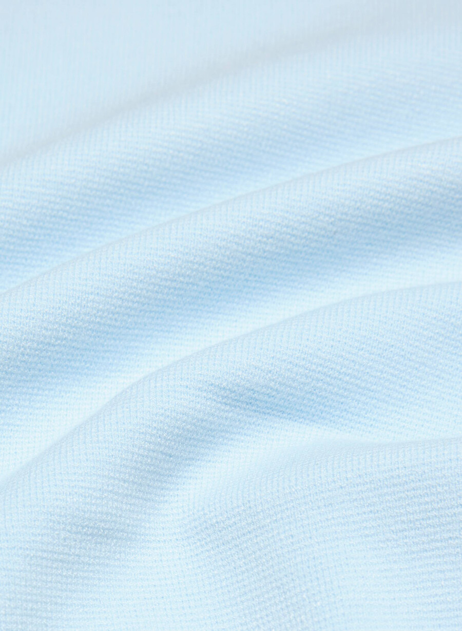 crescendo sweater - wonder yarn villa blue