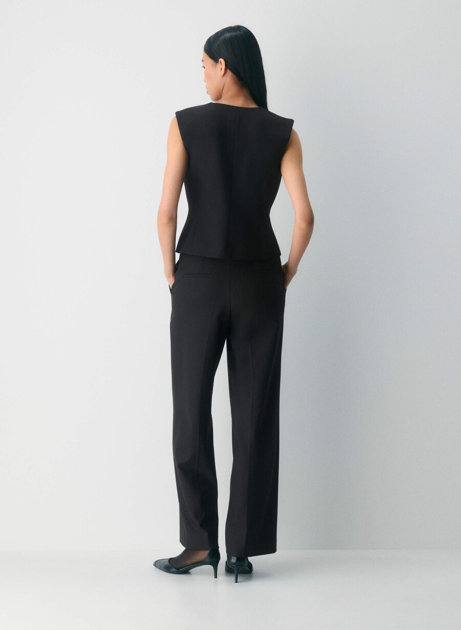 duett-weste - twill schwarz