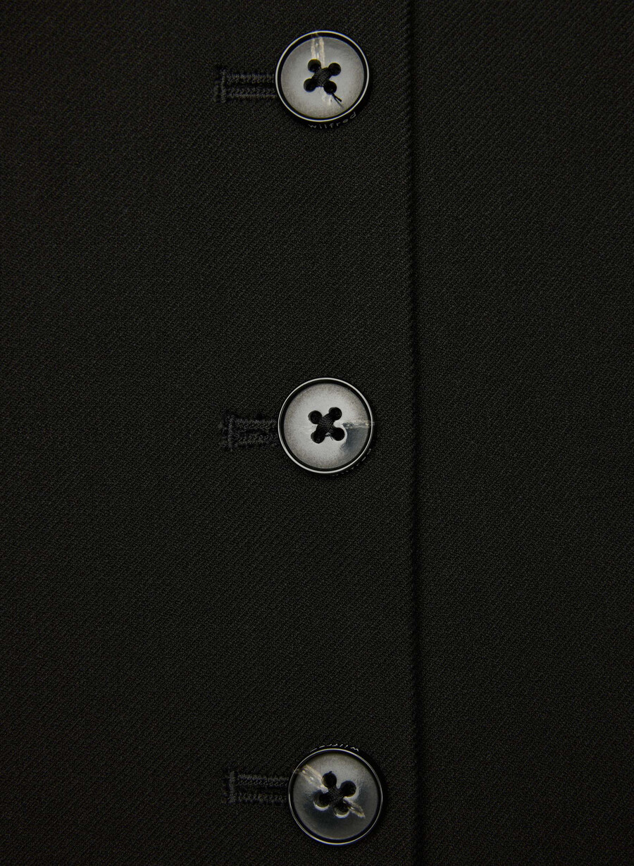 duett-weste - twill schwarz