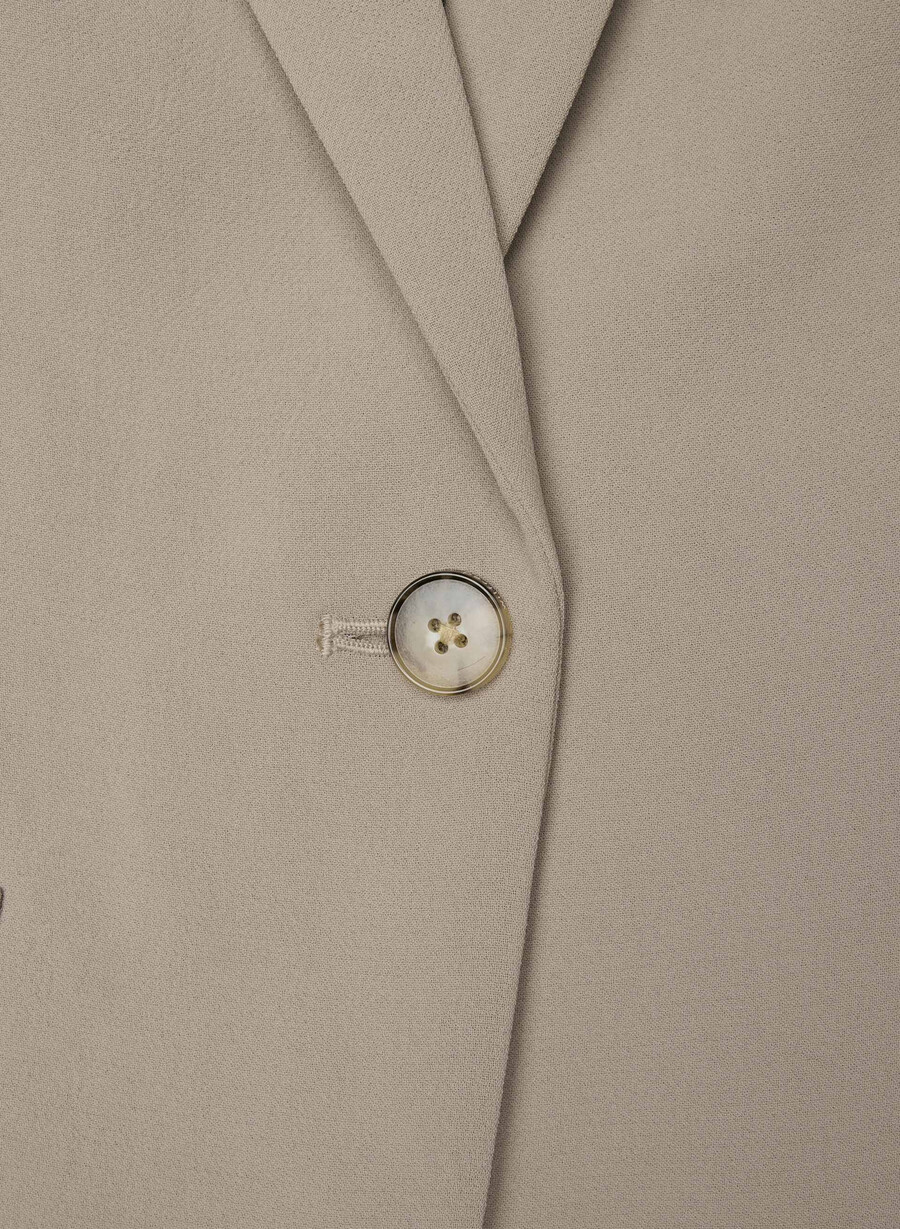 augusta blazer – crepette nomad taupe