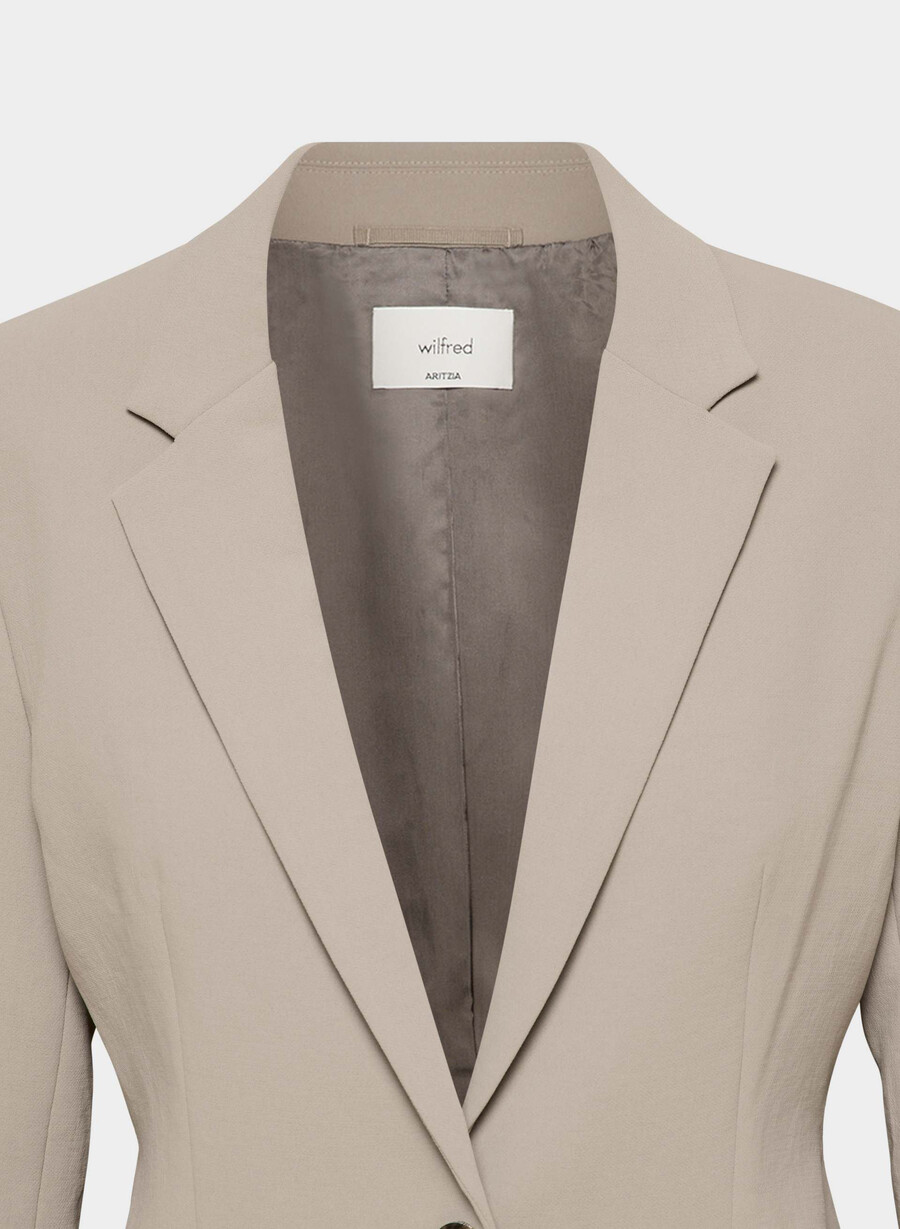 augusta blazer – crepette nomad taupe