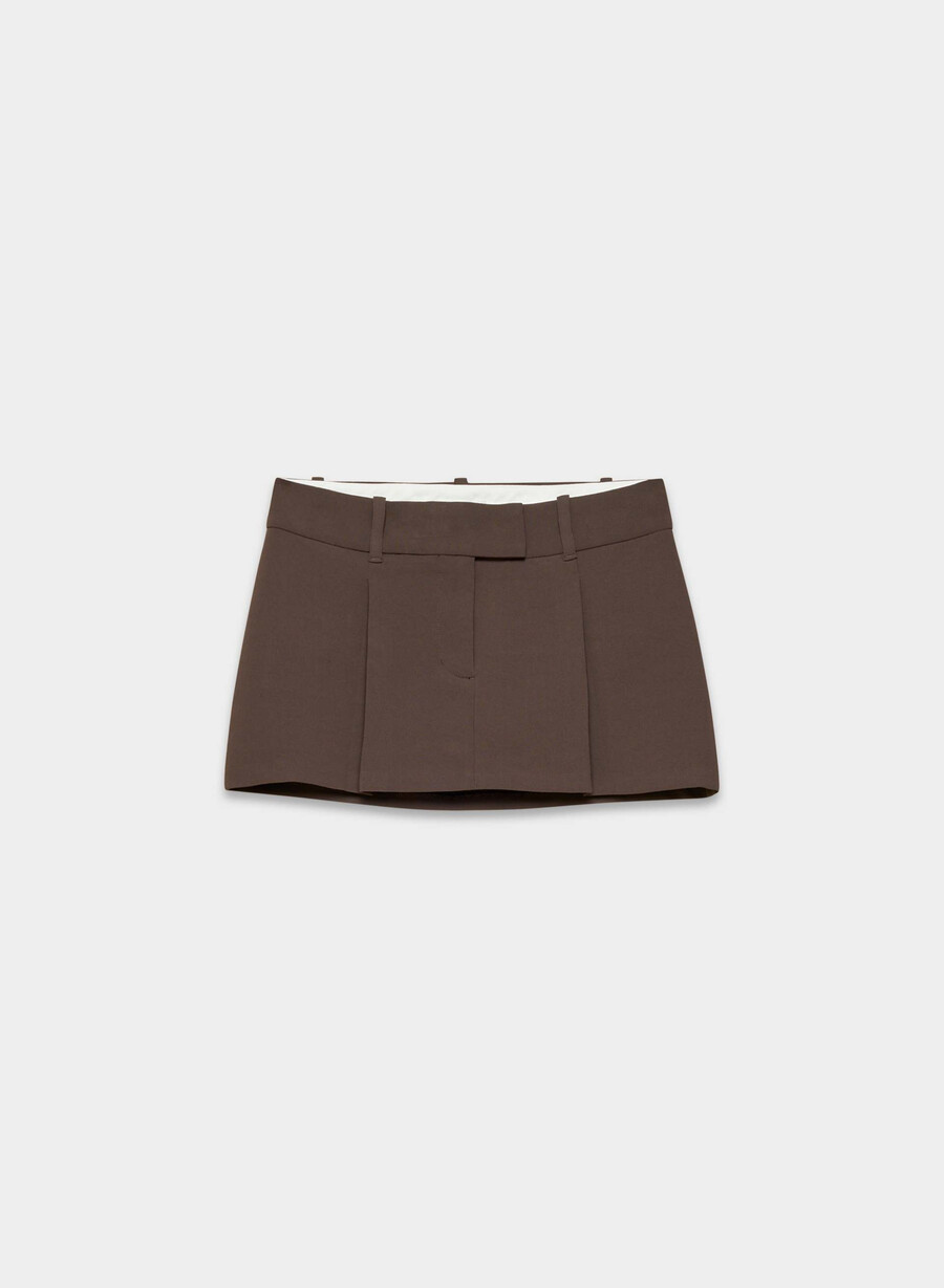 define shorts - crepette rich mocha brown