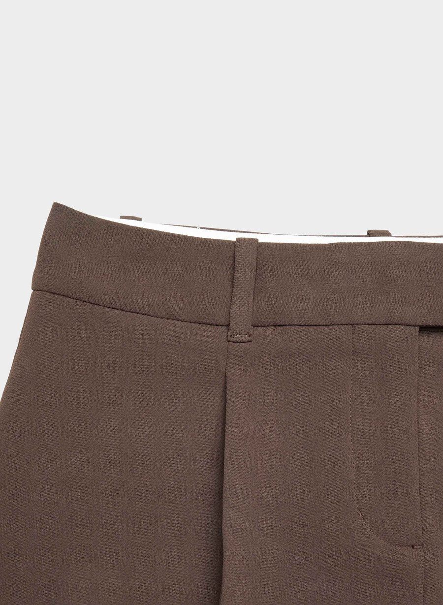 define shorts - crepette rich mocha brown