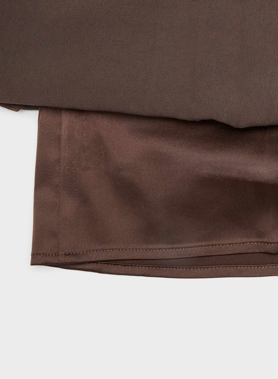 define shorts - crepette rich mocha brown