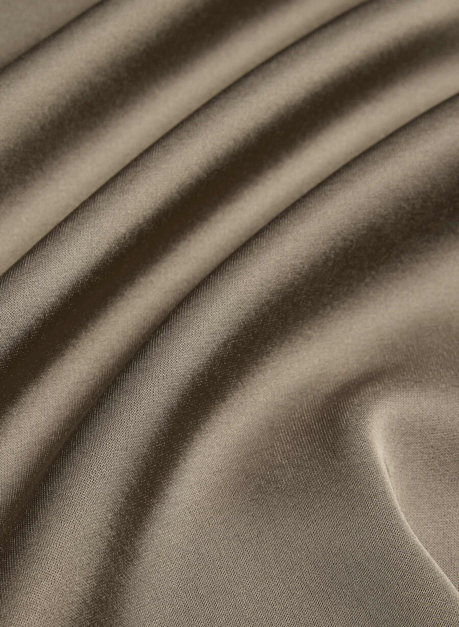 pavilion satinkleid cola taupe
