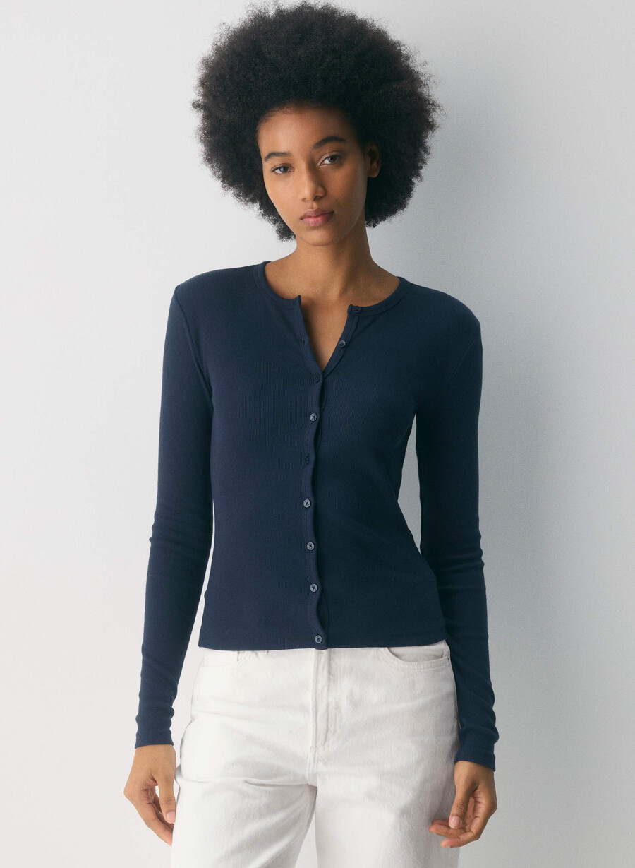 homestretch rib synkopation button-up admiral