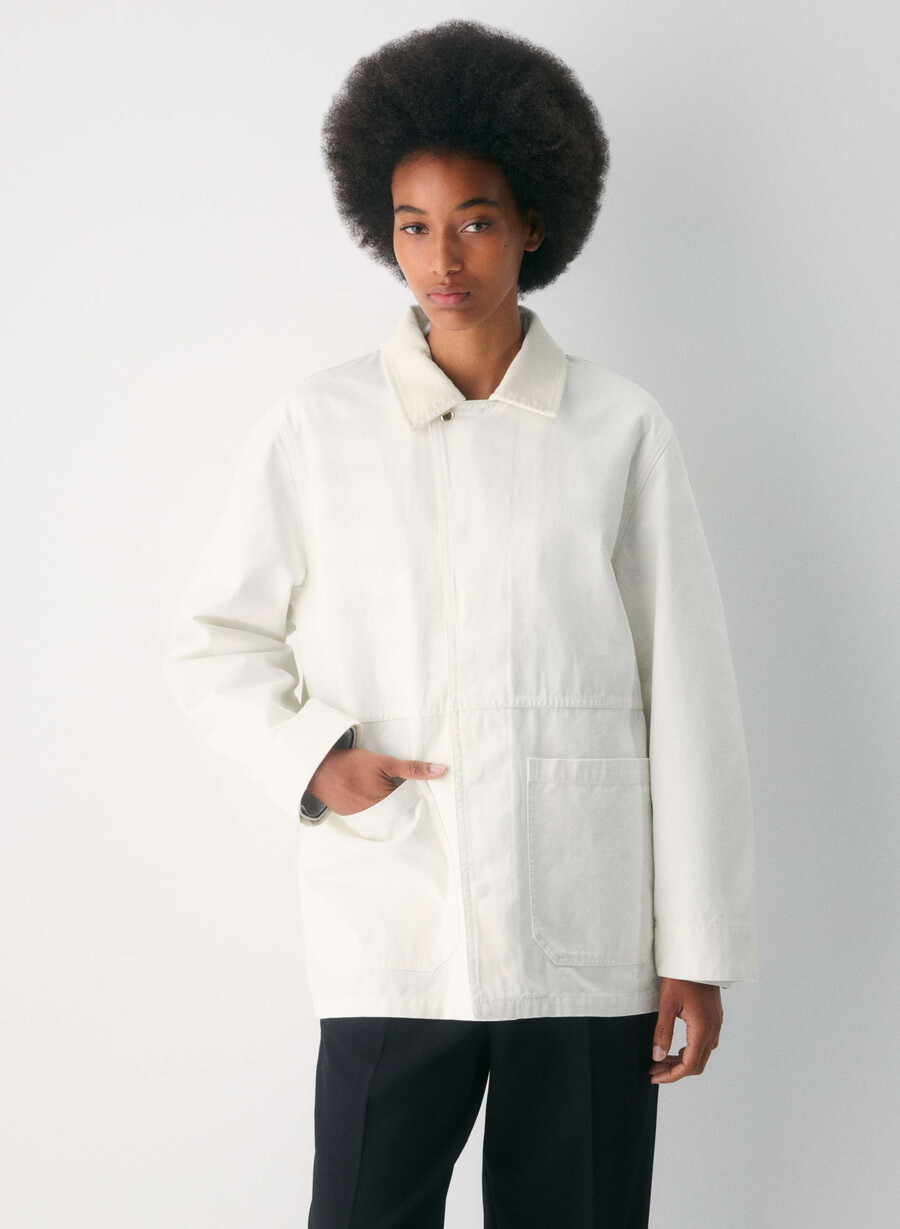 edison chore jacket light birch