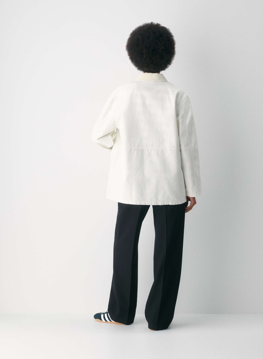 edison chore jacket light birch