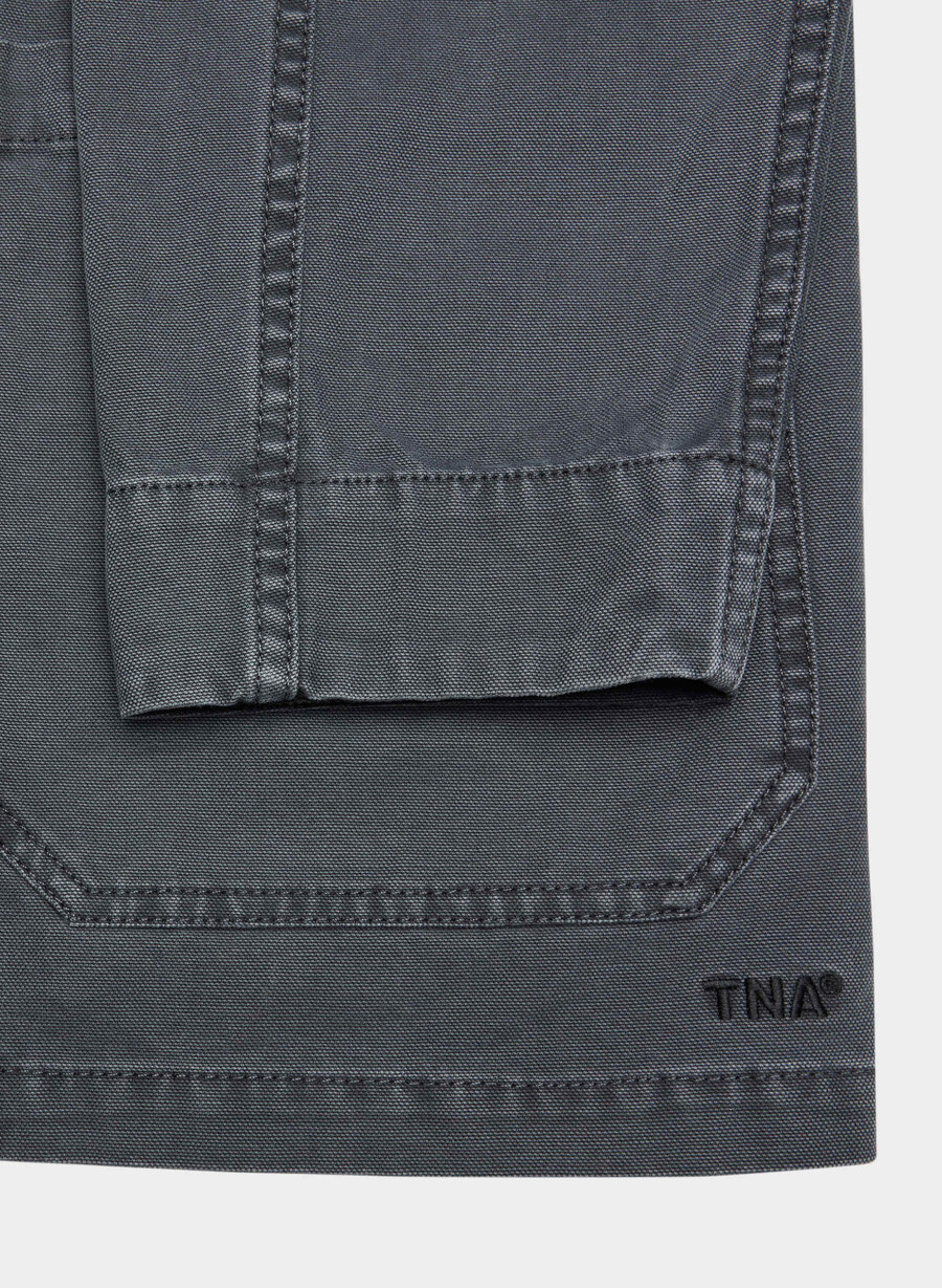 edison arbeitsjacke vintage carbon black