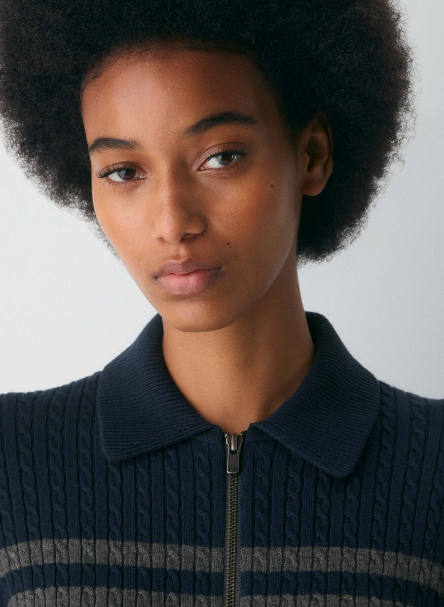 cotton charm meadow zip-up lt birch admiral