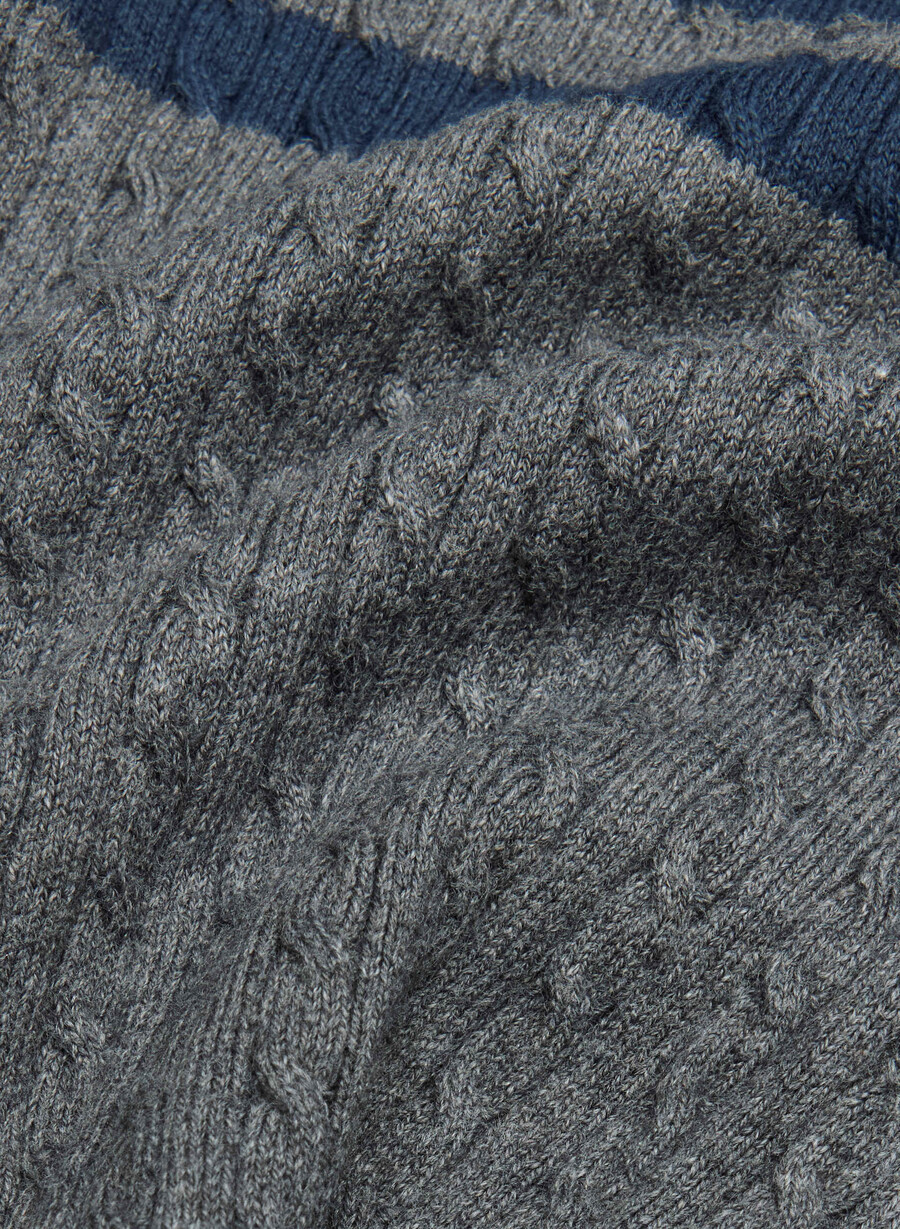 cotton charm meadow zip-up hthr chrcl admiral