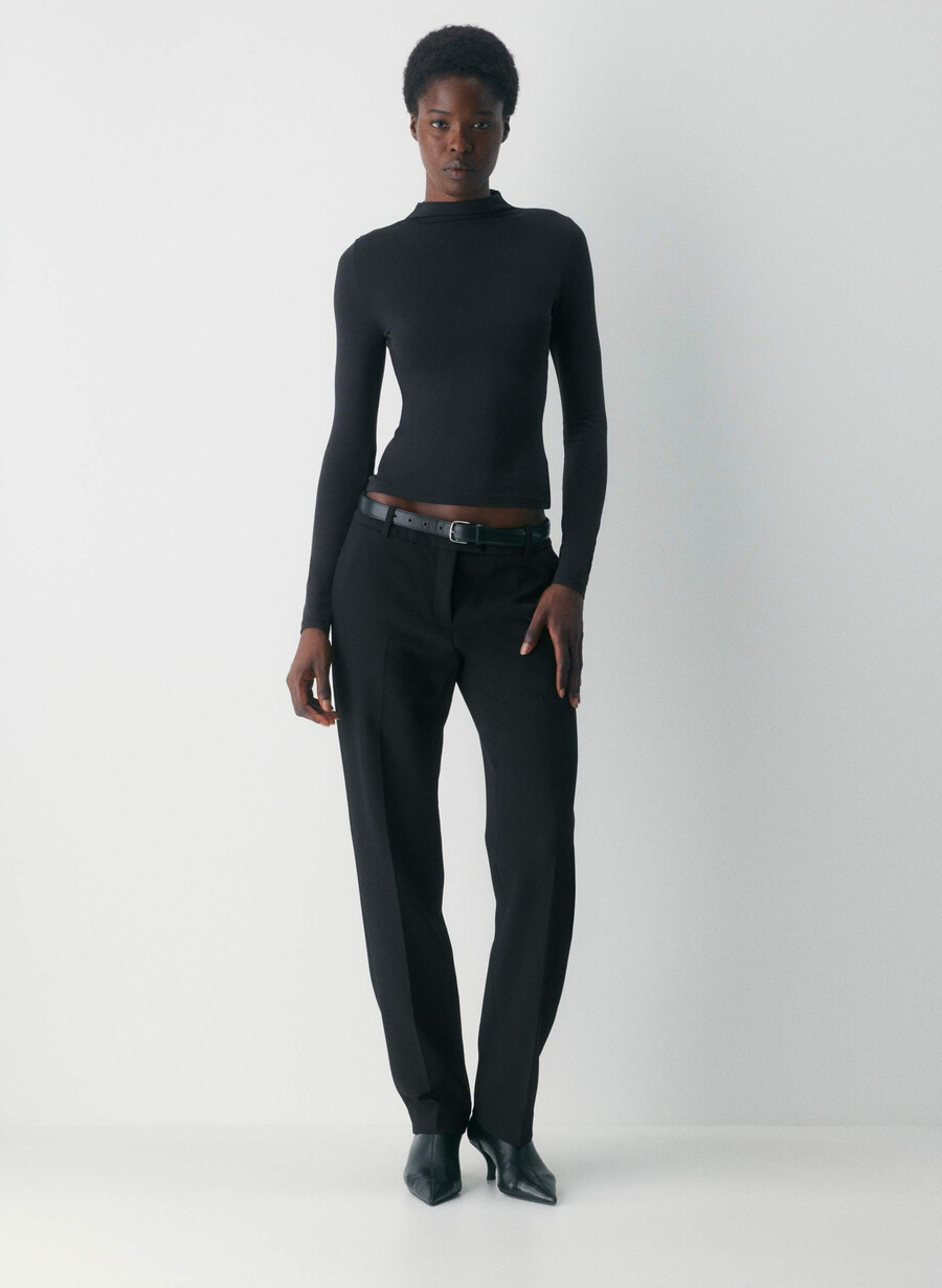 original contour lyric mockneck schwarz