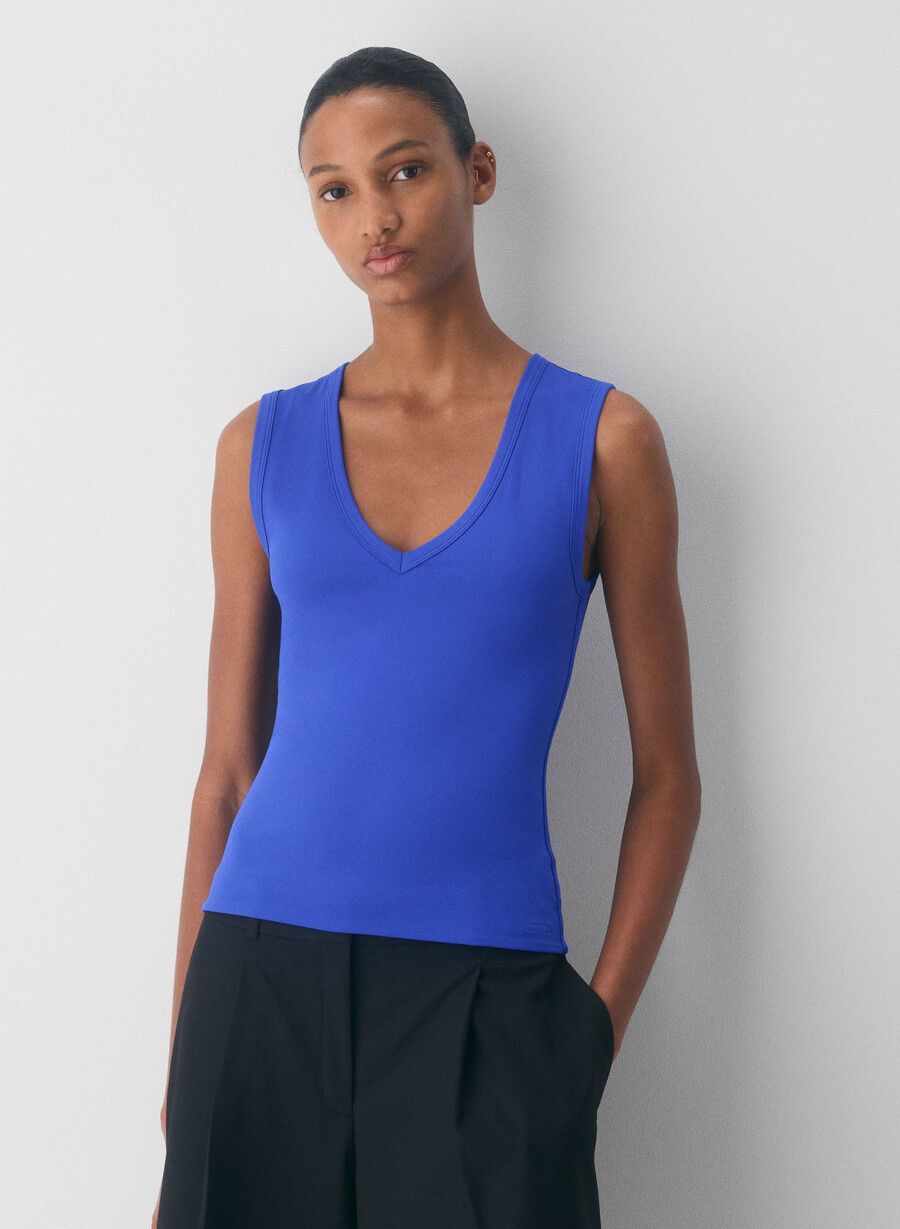 original contour shoreline tank ablaze blue