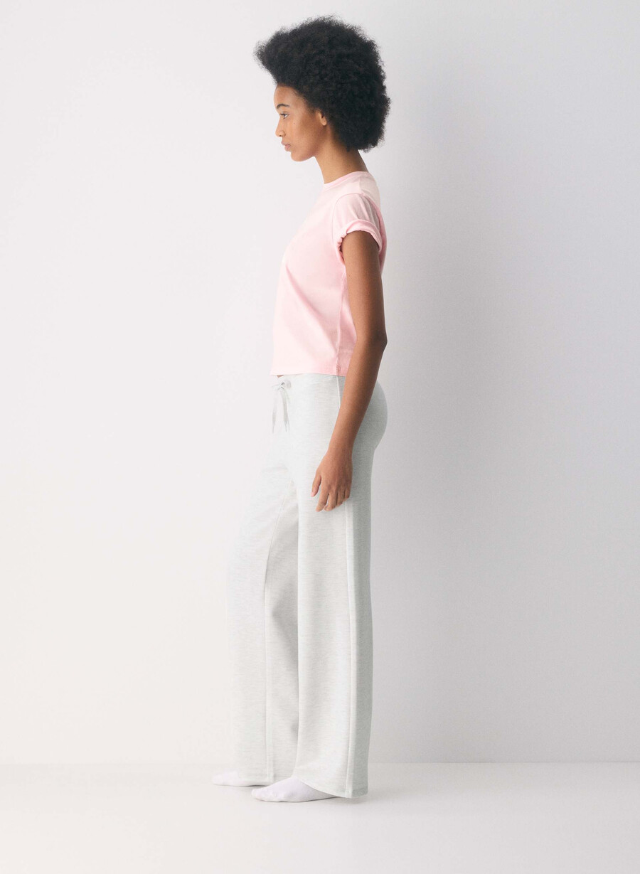wafflex marks pant heather cloud white
