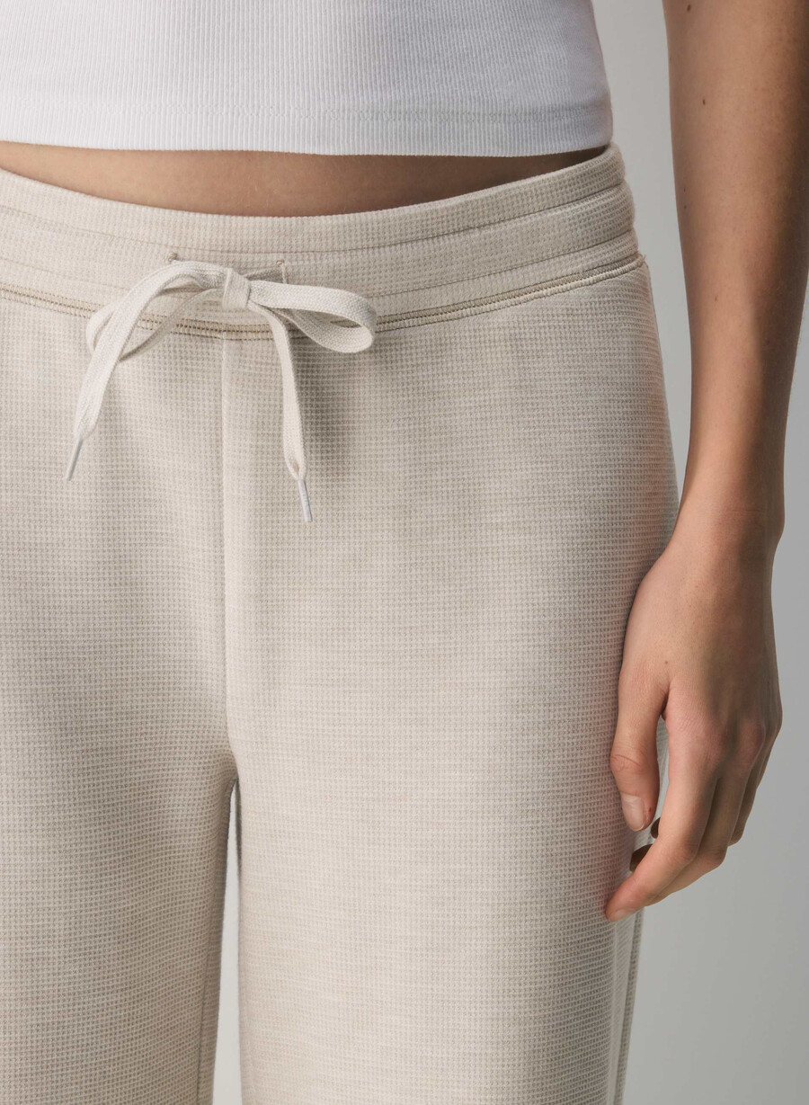 wafflex marks pant heather ecru