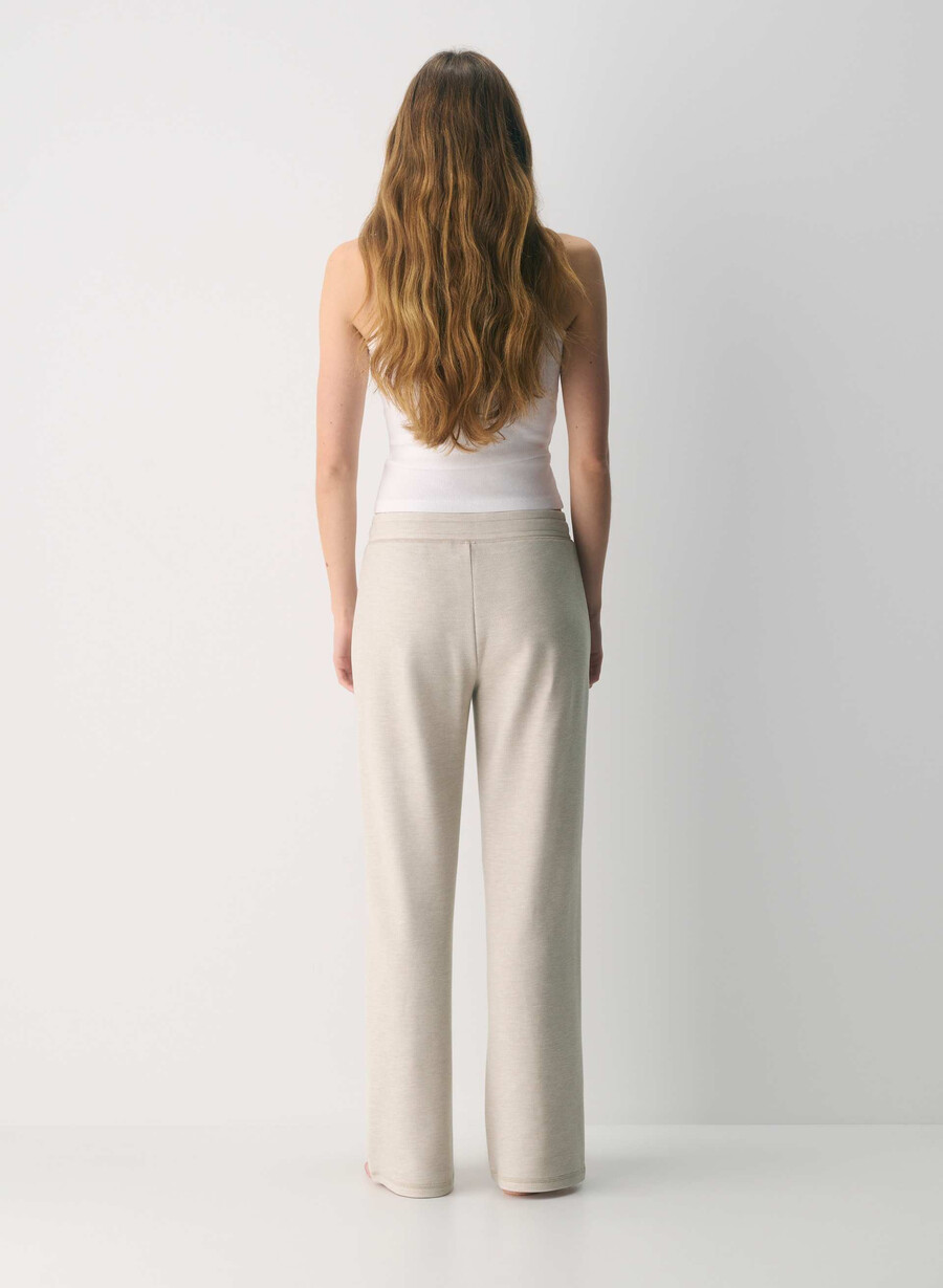 wafflex marks pant heather ecru
