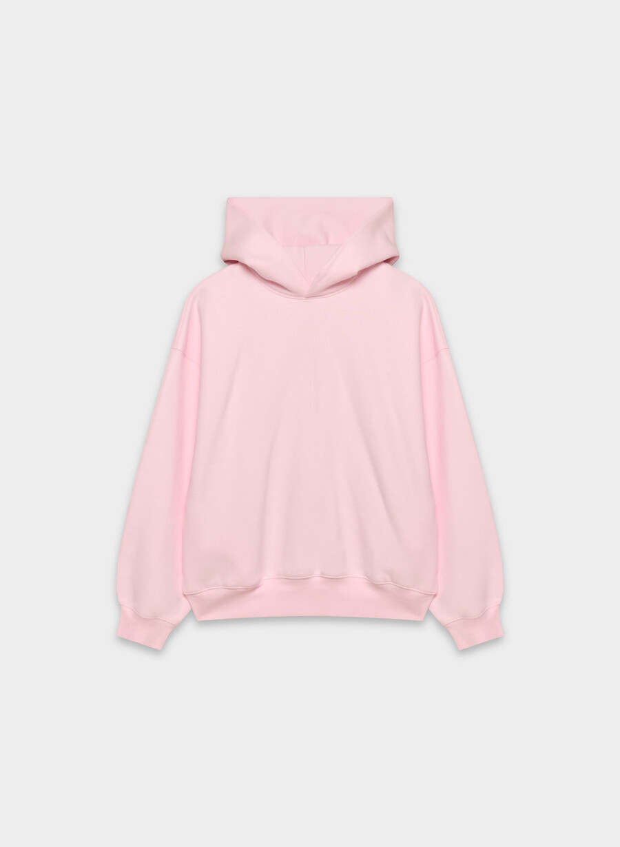 kuscheliger mega-hoodie aus sweatfleece villa pink