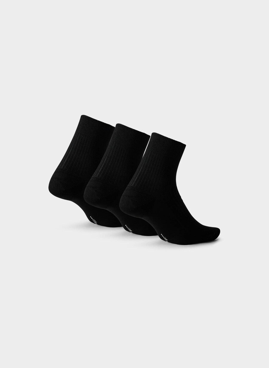parade-knöchelsocken 3er-pack schwarz