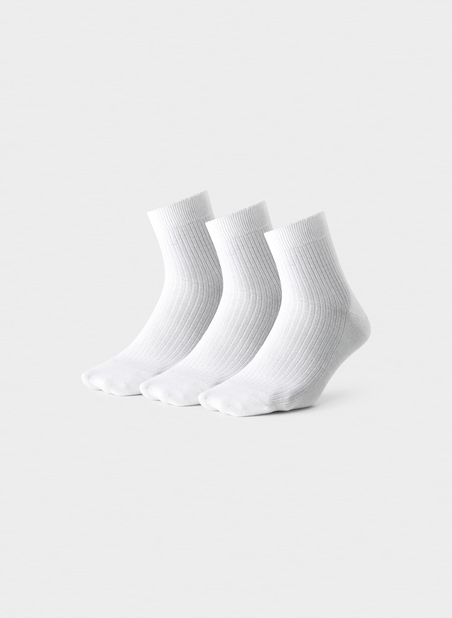 parade-knöchelsocken 3er-pack weiss