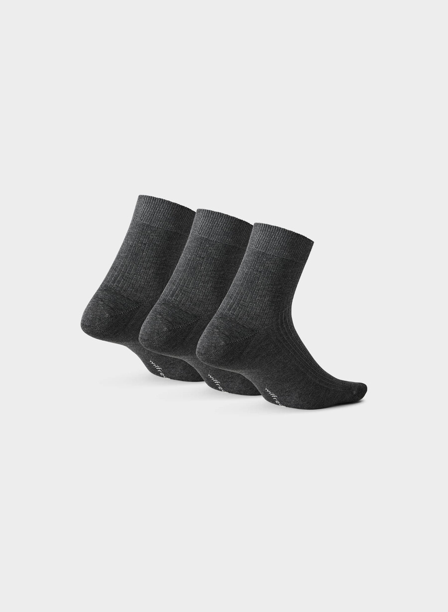 parade-knöchelsocken 3er-pack meliert anthrazit