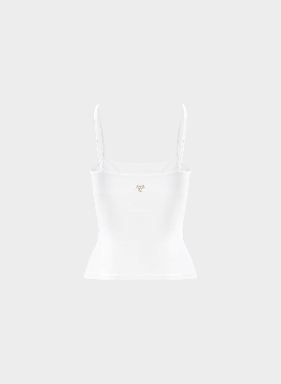 butter agility sports tanktop strahlend weiß