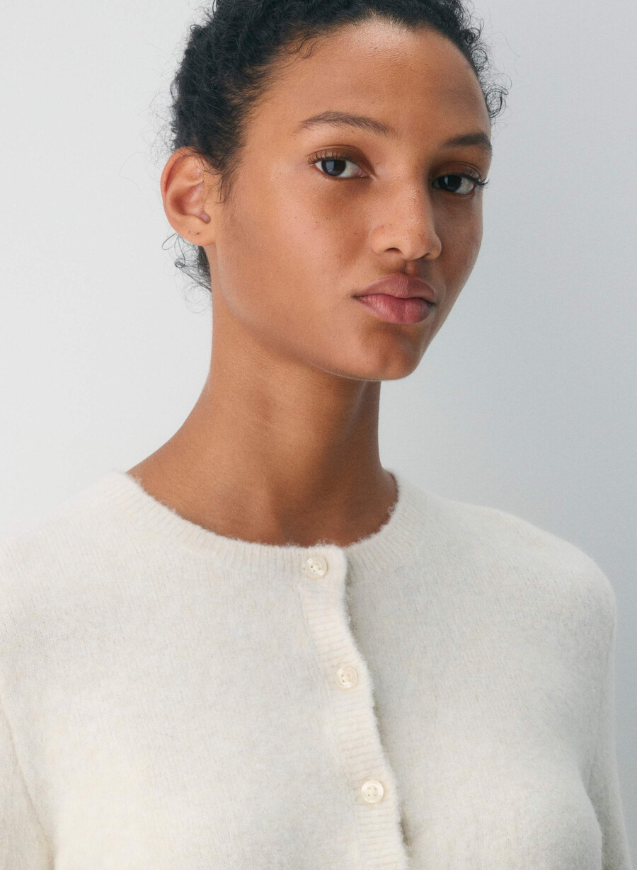 nexus cardigan heather birch