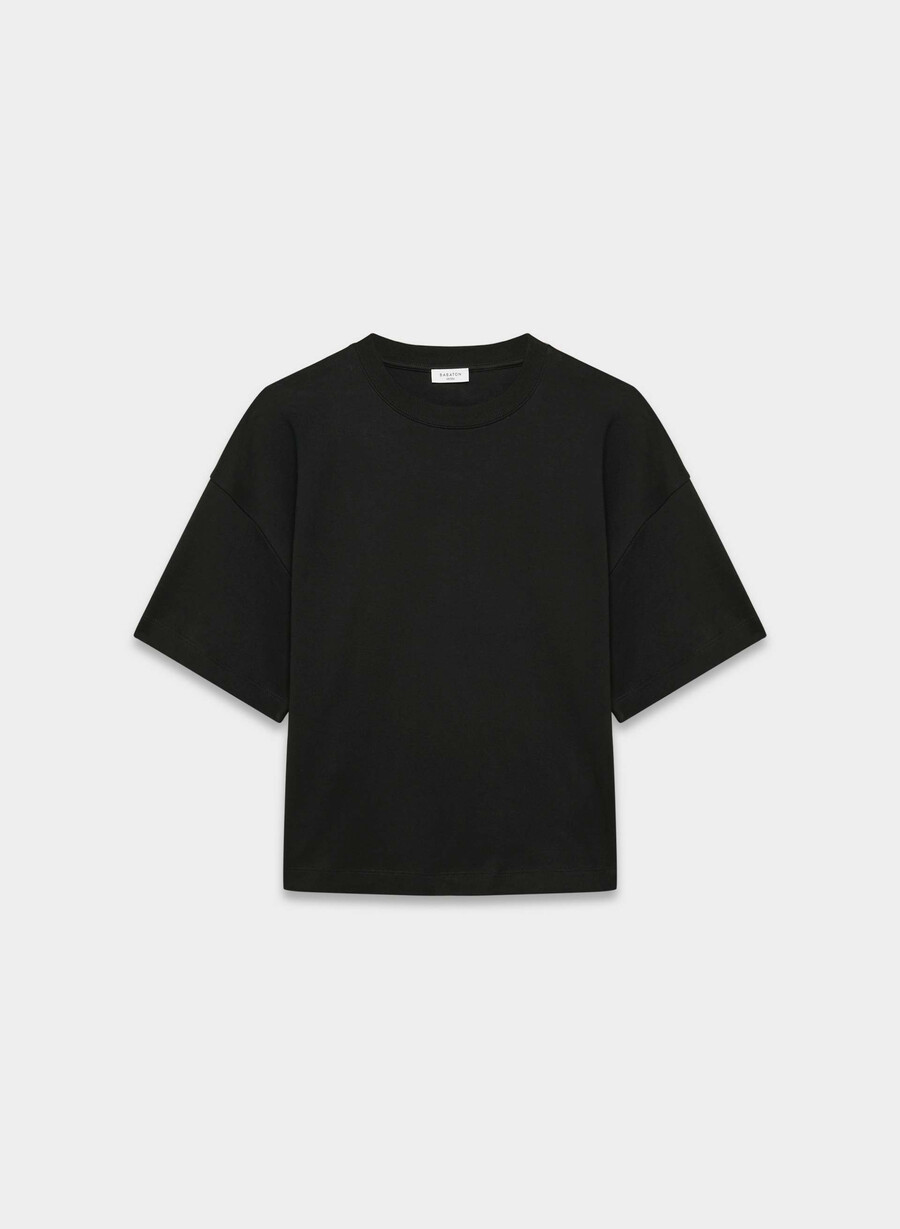 interlock baumwoll-barclay-t-shirt schwarz