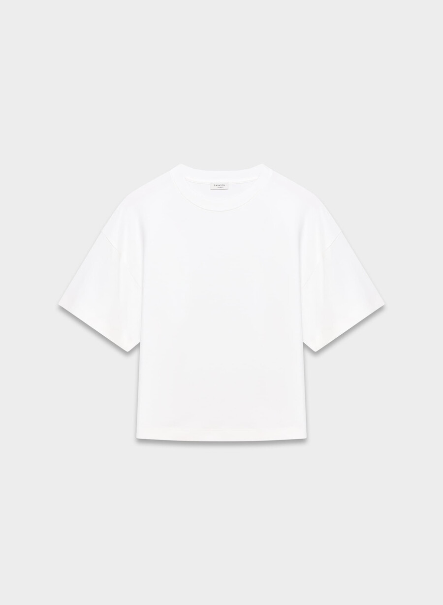 interlock baumwoll-barclay-t-shirt weiss