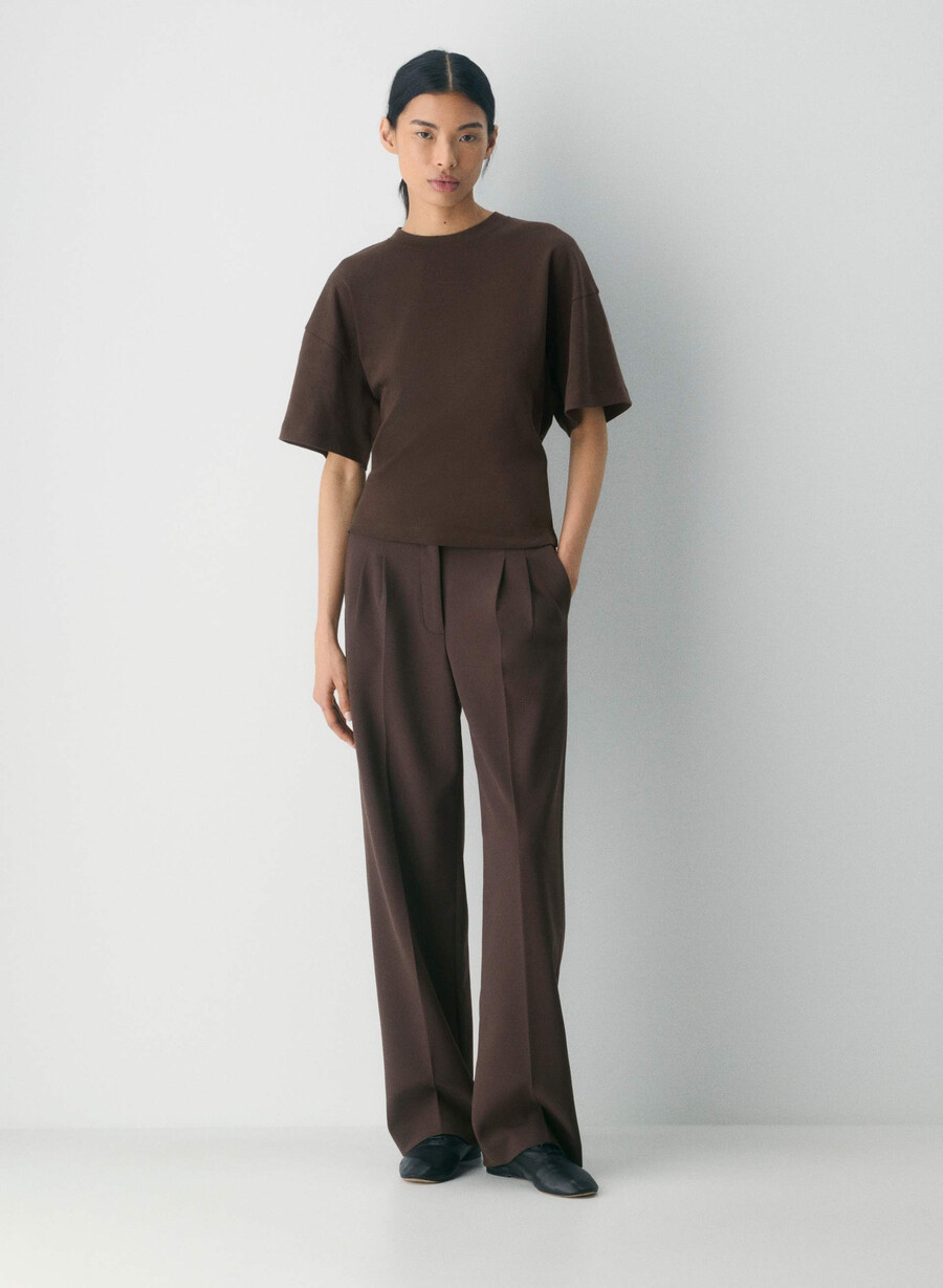 interlock baumwoll-t-shirt von barclay farbe sattes mokkabraun