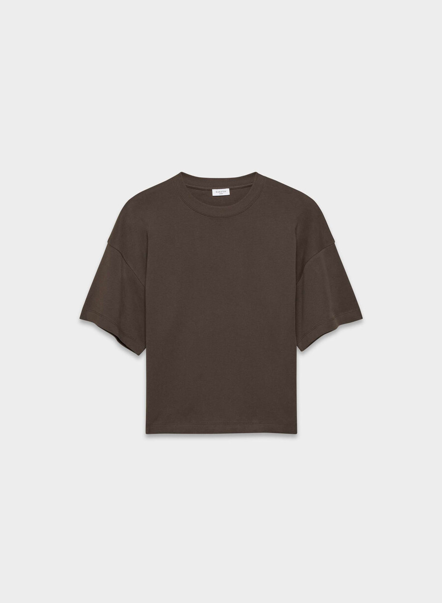 interlock baumwoll-t-shirt von barclay farbe sattes mokkabraun