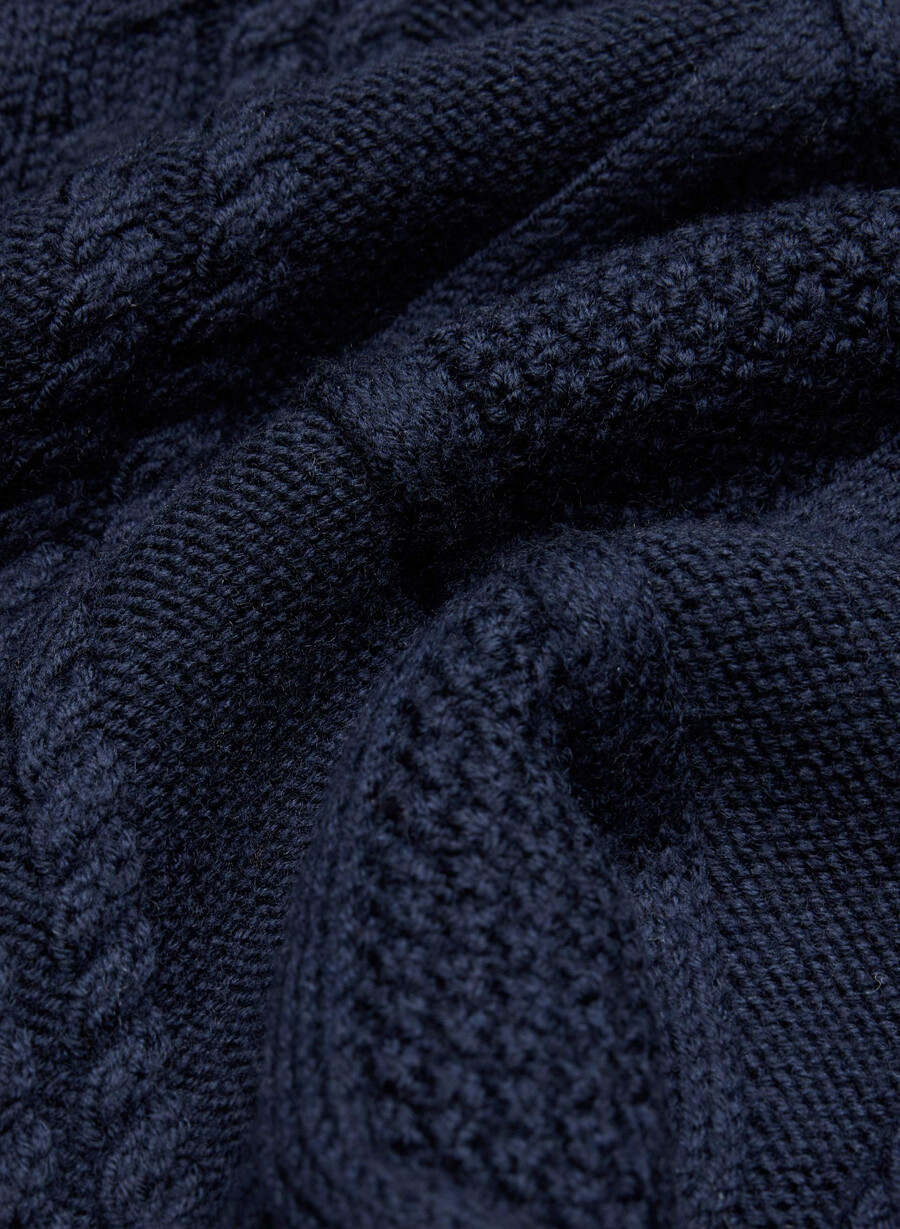 heritage knit merinowolle rollkragenpullover mit hohem hüftausschnitt heather nomad taupe