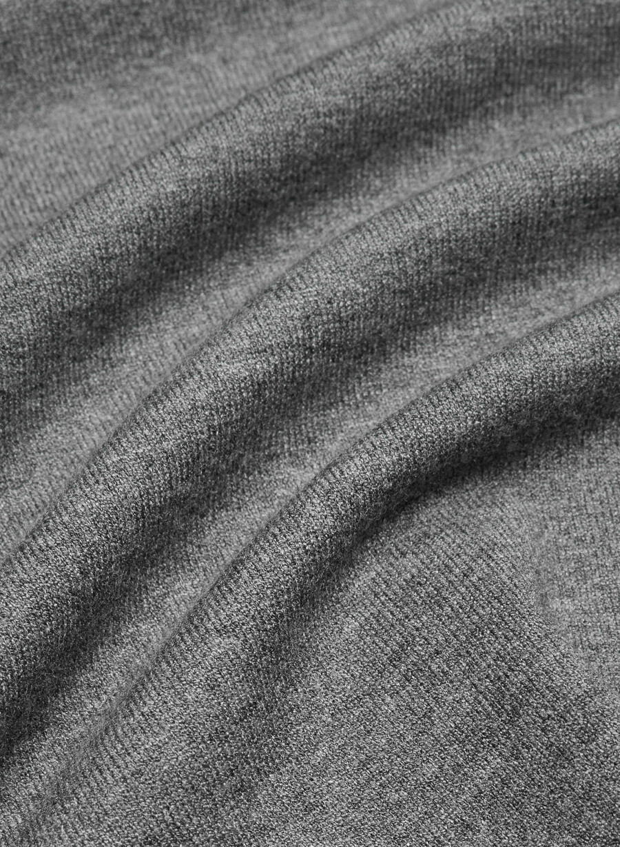montrose strickweste heather dunkelgrau