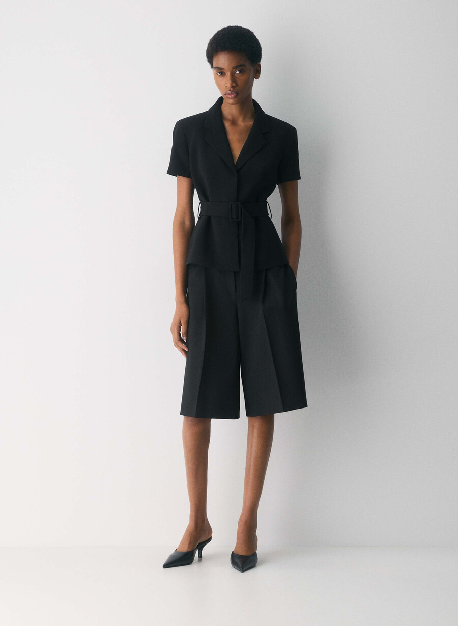 brynn jacke - sway crepe schwarz