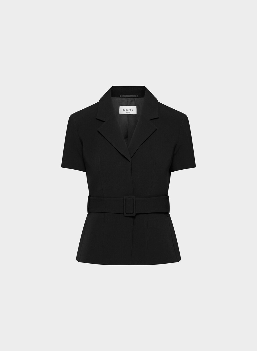 brynn jacke - sway crepe schwarz