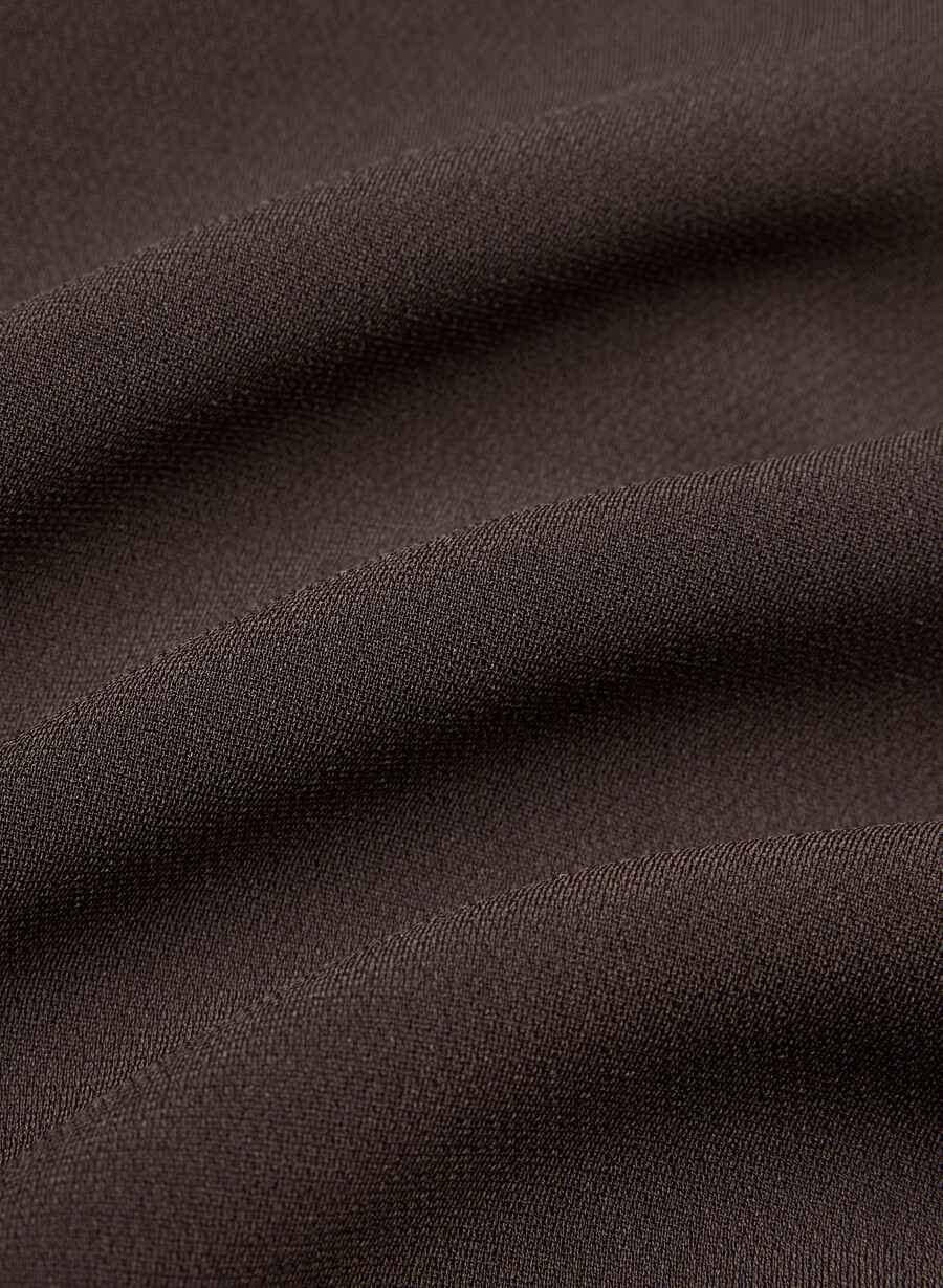 brynn jacke - sway crepe sattes mokkabraun