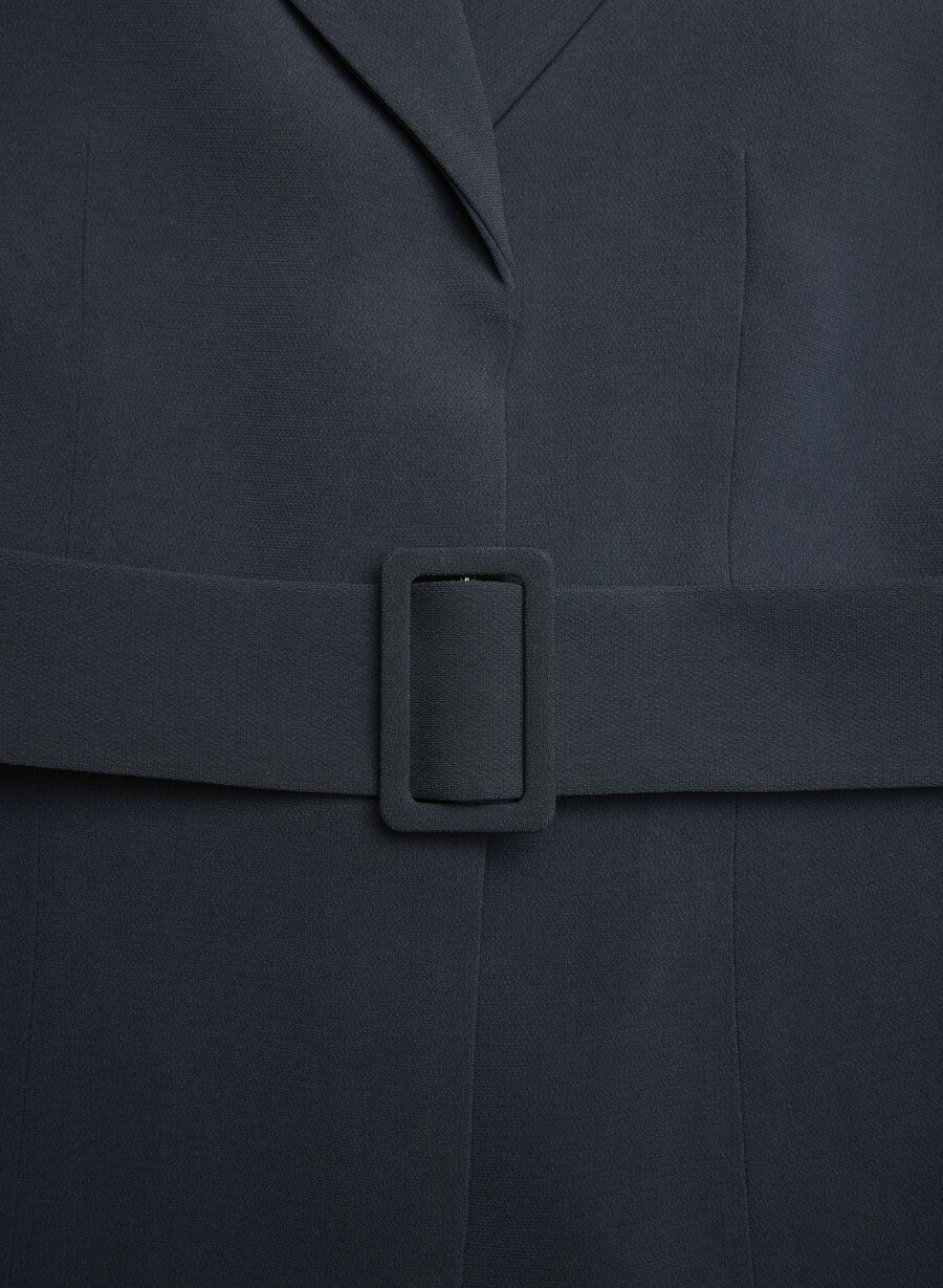 brynn jacke - sway crepe dunkelblau