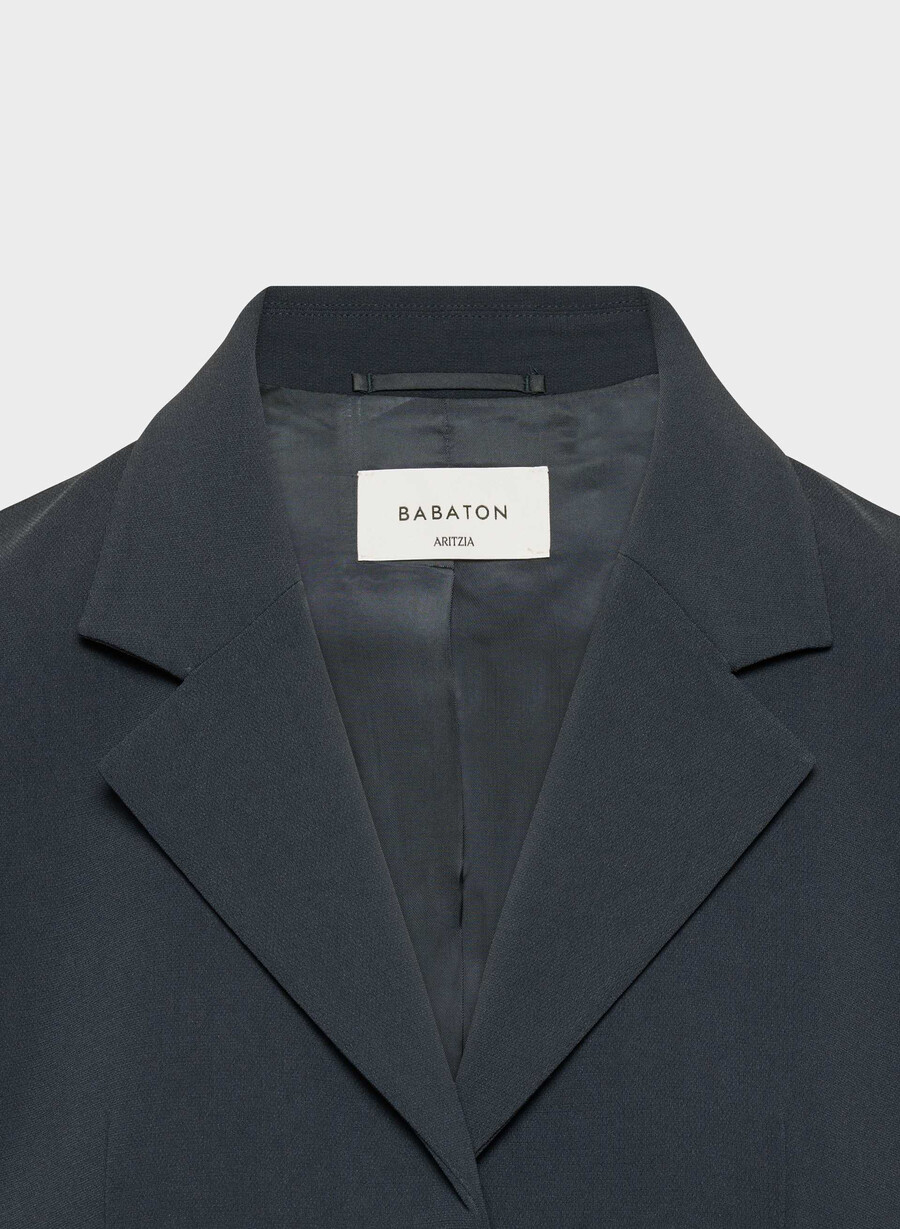 brynn jacke - sway crepe dunkelblau