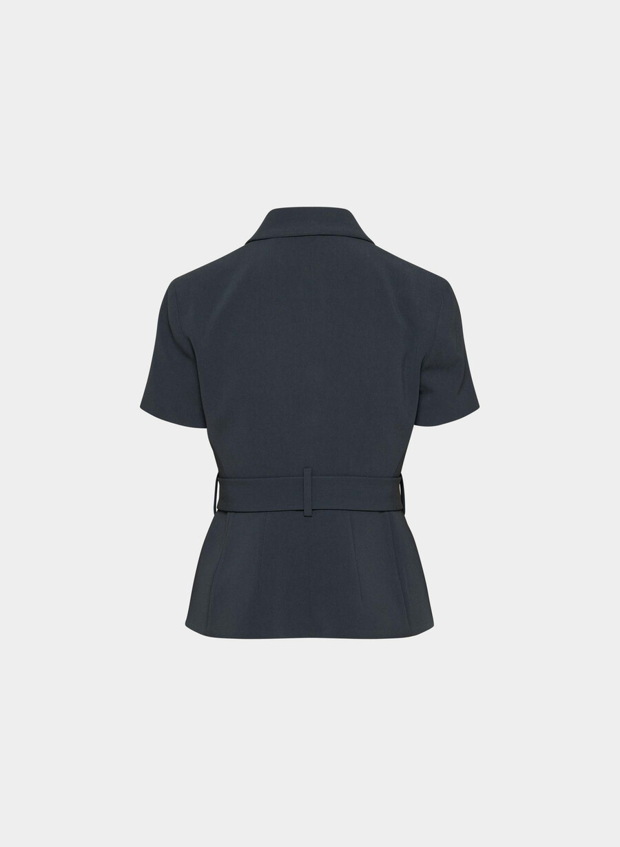 brynn jacke - sway crepe dunkelblau
