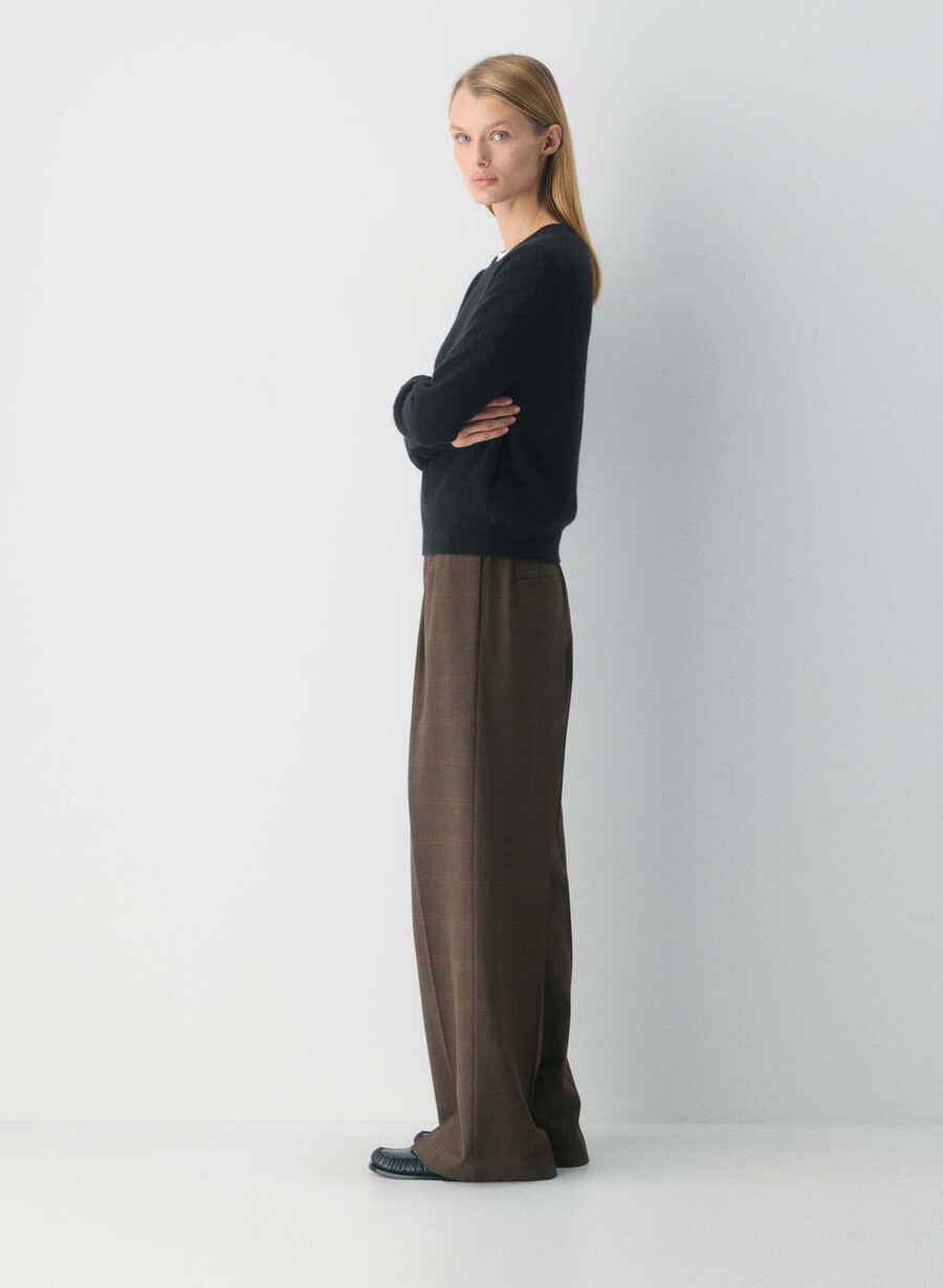 partner pant - reessential light lmbrt chk r mc brblk