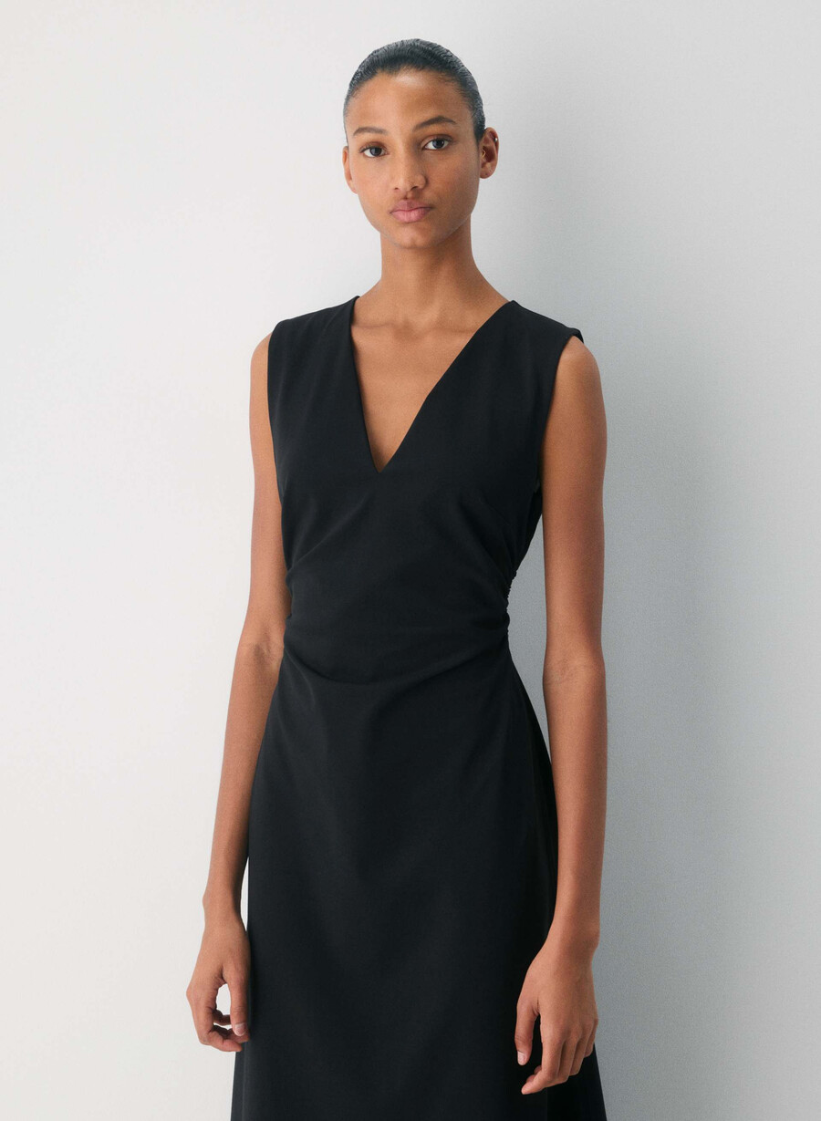 swingkleid schwarz