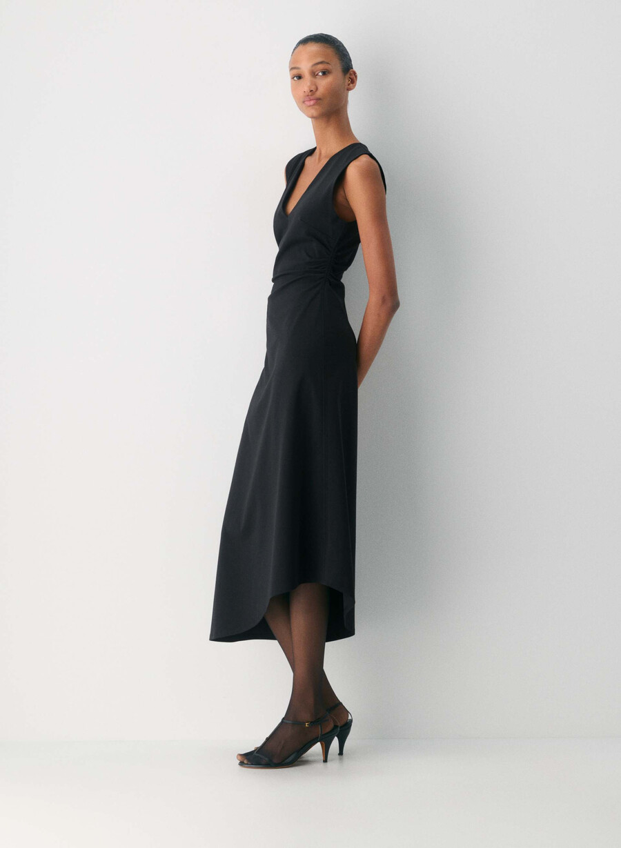 swingkleid schwarz