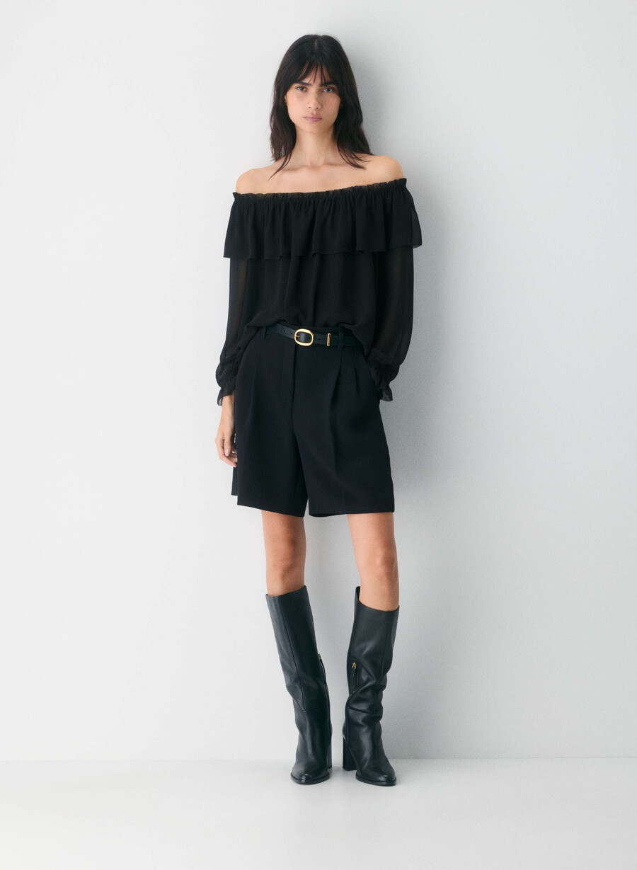 bianca top schwarz