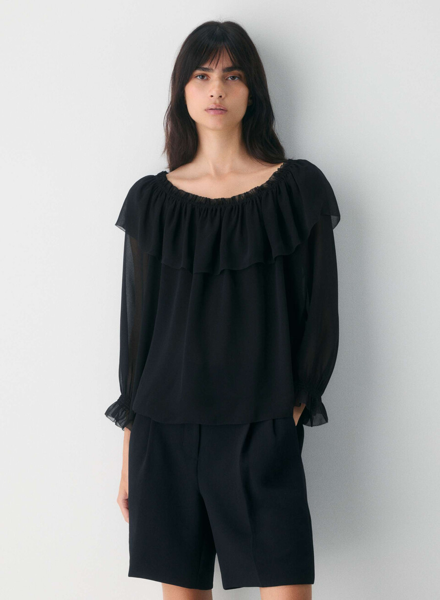bianca top schwarz