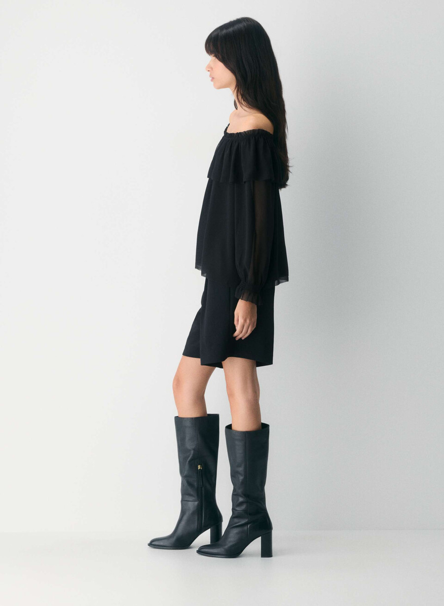 bianca top schwarz