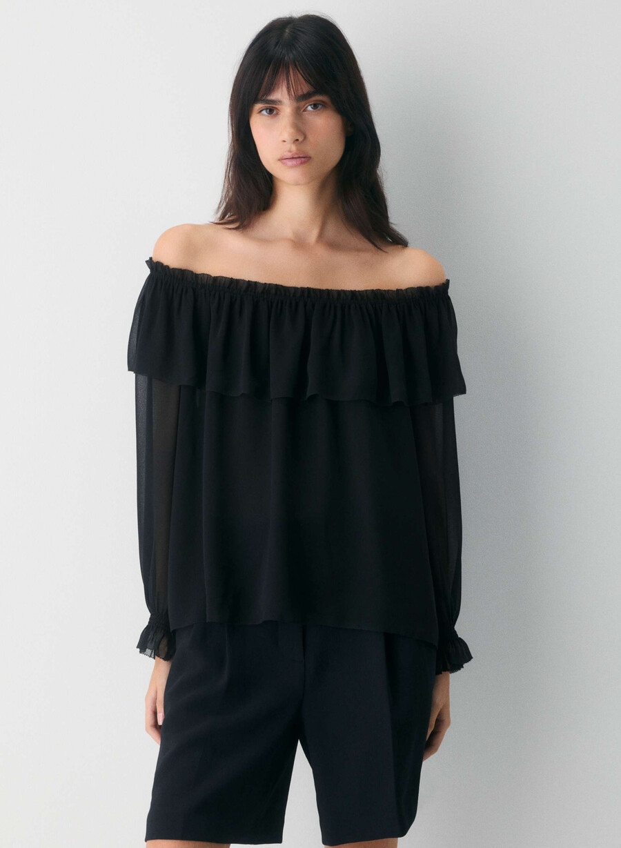 bianca top schwarz