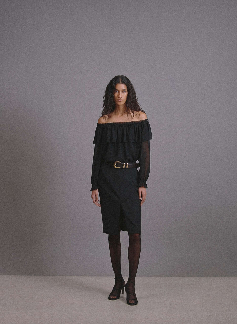 bianca top schwarz