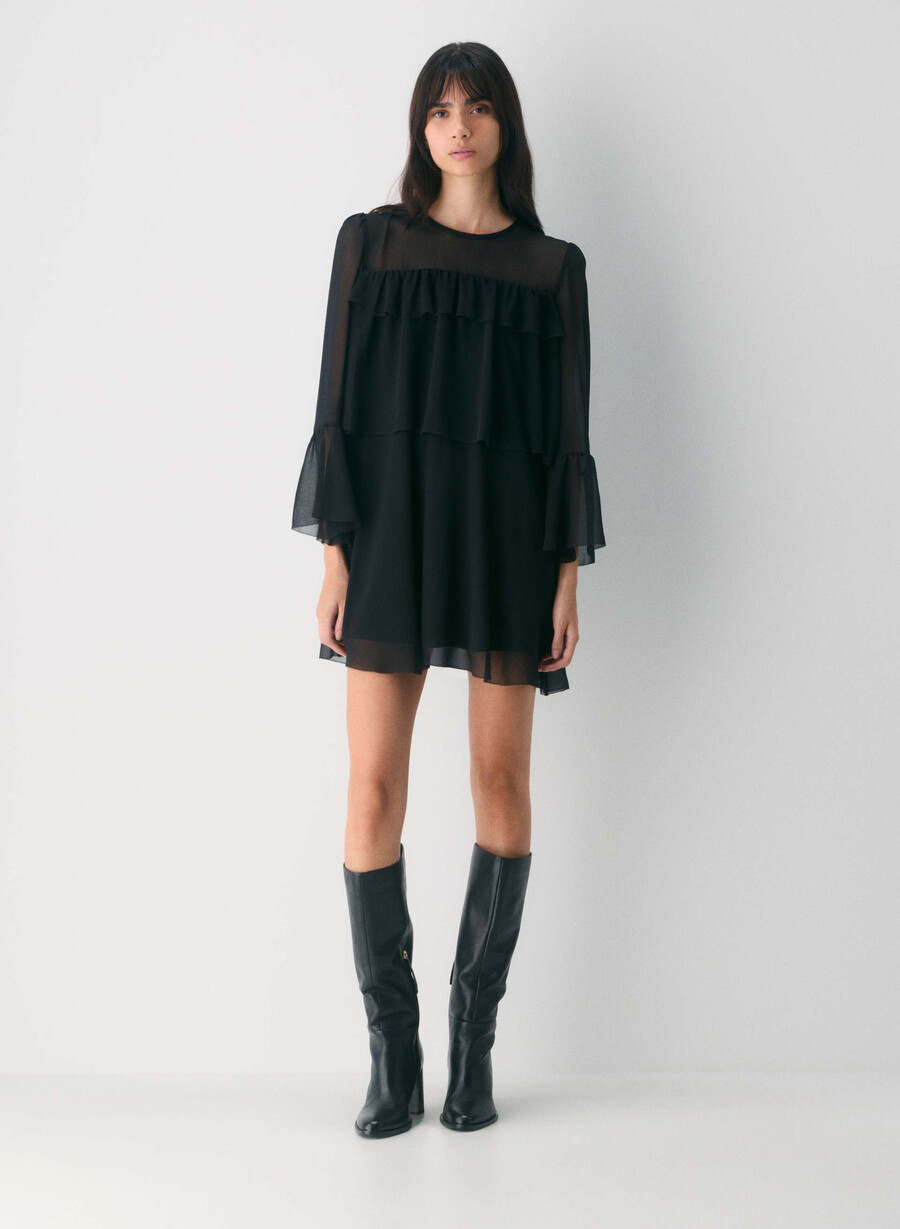 theaterkleid schwarz