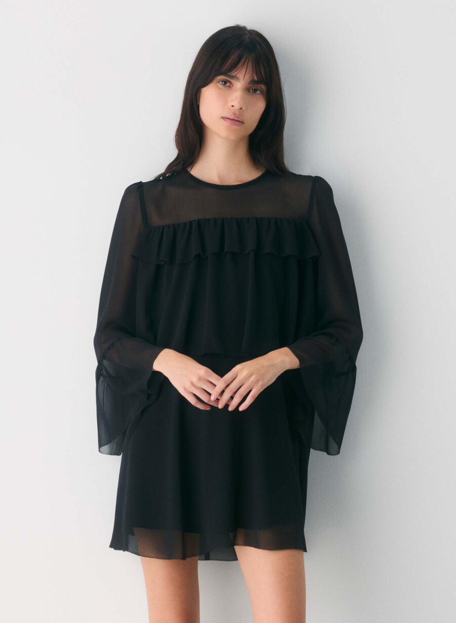 theaterkleid schwarz
