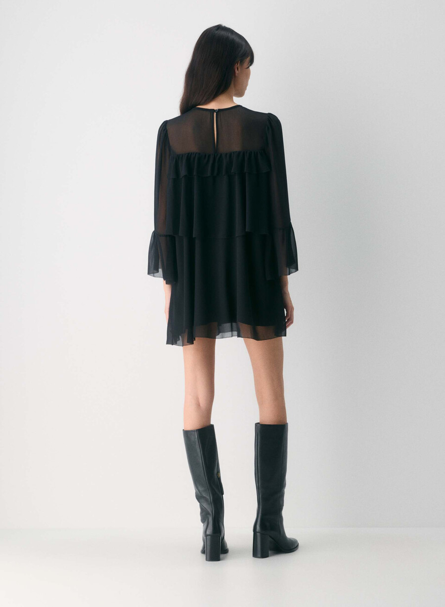 theaterkleid schwarz