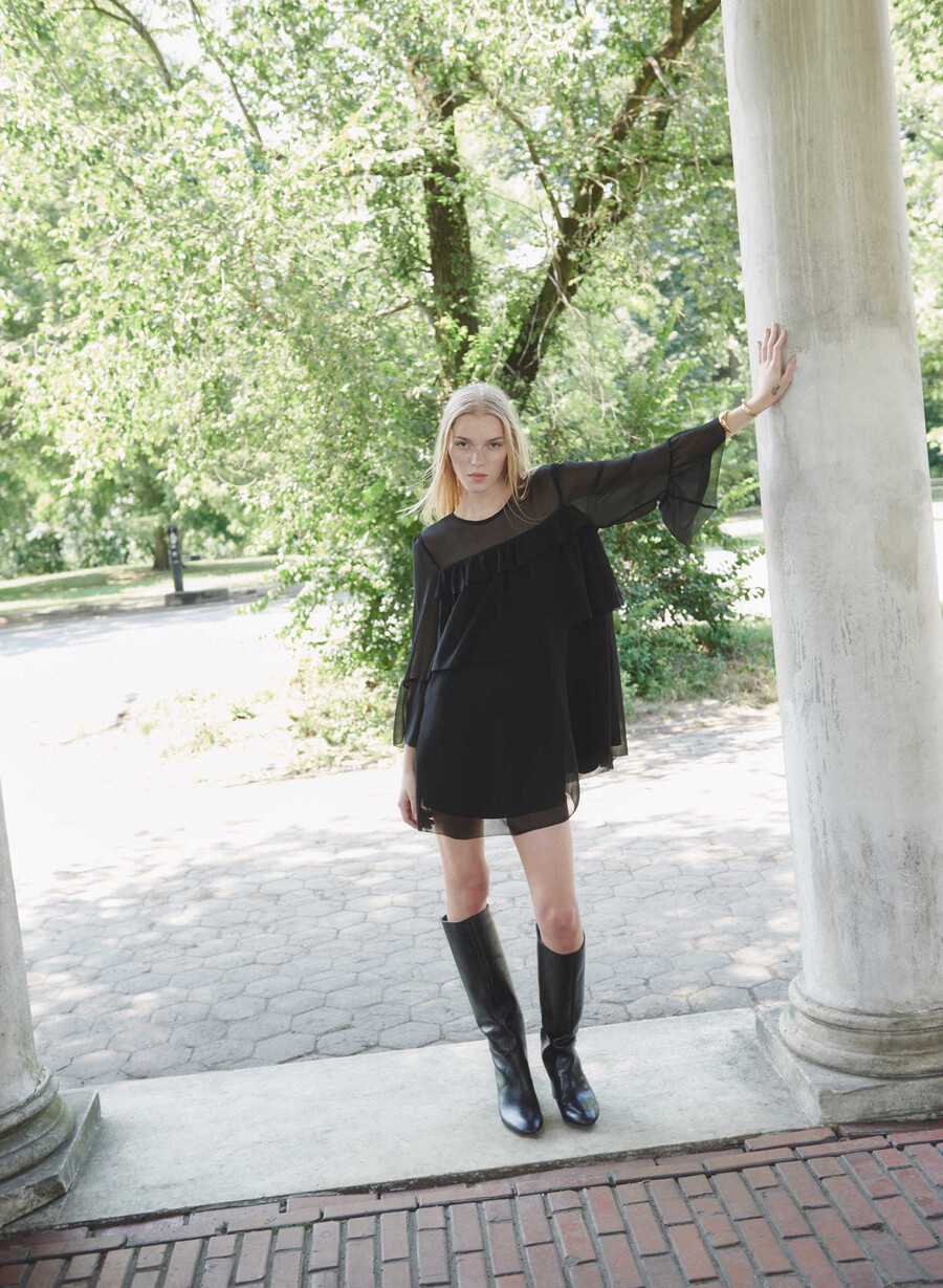 theaterkleid schwarz